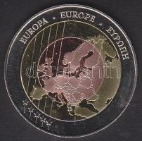 Európa 2008 "Ausztria-Svájc Labdarúgó Világbajnokság" multicolor emlékérem T:exPP