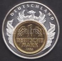 Németország DN. "Európai valuták" 1963. 1DM-al Ag emlékérem T:PP / 33.7g