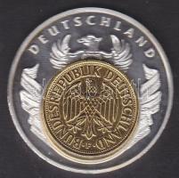 Németország DN. "Európai valuták" 1963. 1DM-al Ag emlékérem T:PP / 33.7g