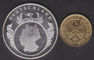 Németország DN. "Európai valuták" 1963. 1DM-al Ag emlékérem T:PP / 33.7g