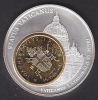 Vatikán DN. "Európai valuták" 100L-al Ag emlékérem T:BU / 33.3g