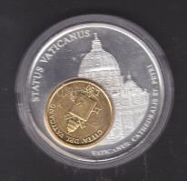 Vatikán DN. "Európai valuták" 50L-al Ag emlékérem T:BU / 32.6g