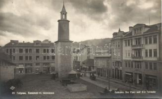 Gabrovo main square clock tower photo