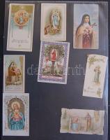 cca 1880-1930 32 db szentkép sok lithoval / 32 holy-cards with many lithos