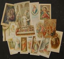 cca 1880-1910 16 db litho szentkép / 16 Litho holy cards