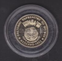 Bulgária 1980. 2L "Labdarúgó VB" (aranyozva) T:PP