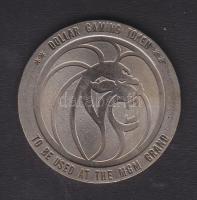 USA 1980. 1$ Las Vegas-i MGM Brand kaszinópénz (gaming token) T:2