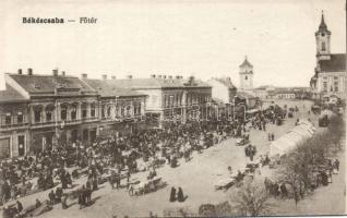 Békéscsaba Főtér, vásár