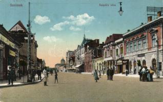 Szolnok Szapáry utca a zsinagógával