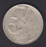 Lengyelország 1936. 10Zl "Jozef
Pilsudski" Ag T:2-