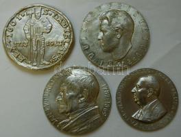 4db klf alumínium emlékplakett T:vegyes