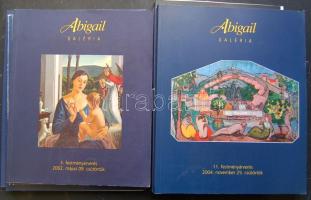 8 db Abigail Galéria festményérverési katalógus