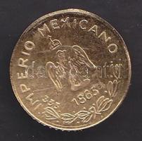 Mexikó 1865. "Maximilliano" Au 0,11g T:2 h
