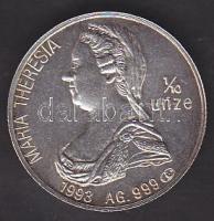 Ausztria 1993. 1/10 uncia Ag "M. Terézia" T:1-