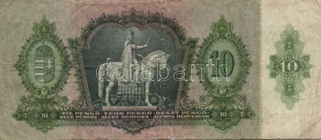1936-1946. 10db klf pengő bankjegy T:III