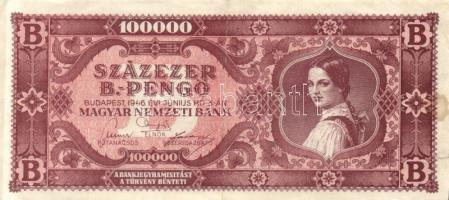 1936-1946. 10db klf pengő bankjegy T:III