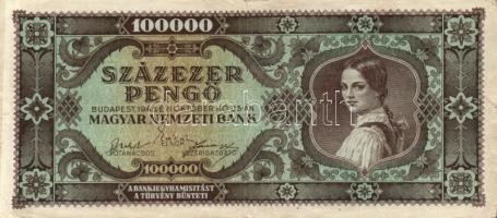 1936-1946. 10db klf pengő bankjegy T:III