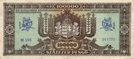 1936-1946. 10db klf pengő bankjegy T:III
