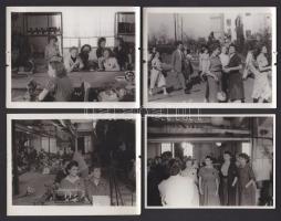 11 db fekete-fehér mozifotó