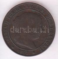 Spanyolország 1867. 5c T:3