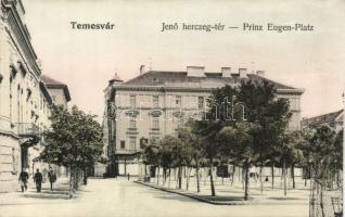Temesvár Prince Jenő square with savings bank