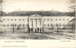 Csákvár kastélyudvar