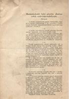 Munkásbiztosító helyi pénztár alkalmazottak szakvizsga-szabályzata (tervezet) kissé szakadozott