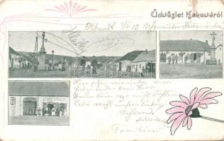 Kakova (Aranyosivánfalva) with the shop of Toma Stanca