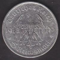 Német 3. Birodalom 1935A 5M Ag "Garnisonkirche" T:2- apró ph.