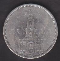 Német 3. Birodalom 1935A 5M Ag "Garnisonkirche" T:2- apró ph