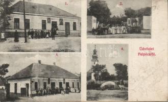 Felpéc Svacz Lajos és Wolf Jakab vendéglőivel, illetve Erdős Gyula lakházával