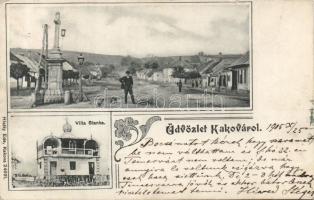 Kakova (Aranyosivánfalva) with the Villa Stanka