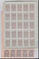 1934 500 db illetékbélyeg 100-as ívekben