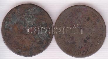 Ausztria/magyar verdejel 1861B 4kr (2x) T:3,3-