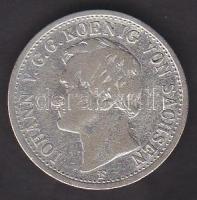 Német államok/Szászország/Saxony 1855 1/6 Thaler "Johann" T:2