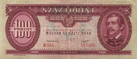 1951-1989. 50Ft (8x) klf évszámmal + 1949-1980. 100Ft (7x) klf évszámmal T:I-III