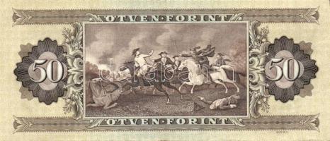 1951-1989. 50Ft (8x) klf évszámmal + 1949-1980. 100Ft (7x) klf évszámmal T:I-III