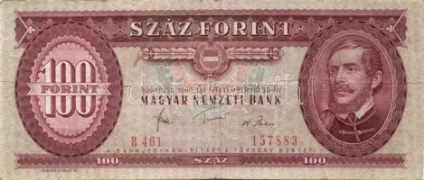 1951-1989. 50Ft (8x) klf évszámmal + 1949-1980. 100Ft (7x) klf évszámmal T:I-III