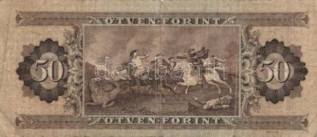 1951-1989. 50Ft (8x) klf évszámmal + 1949-1980. 100Ft (7x) klf évszámmal T:I-III