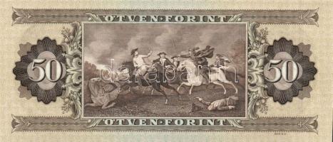 1951-1989. 50Ft (8x) klf évszámmal + 1949-1980. 100Ft (7x) klf évszámmal T:I-III