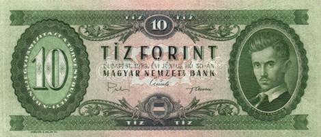 1957-1975. 10Ft (5x) klf évszámmal T:vegyes