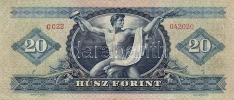 1957-1980. 20Ft (7x) klf évszámmal T:I többnyire
