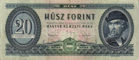 1957-1980. 20Ft (7x) klf évszámmal T:I többnyire