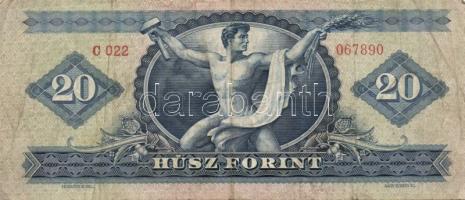 1957-1980. 20Ft (7x) klf évszámmal T:I többnyire