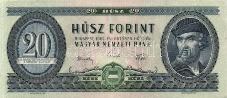 1957-1980. 20Ft (7x) klf évszámmal T:I többnyire