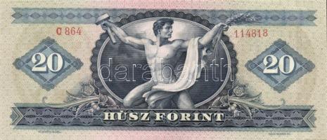 1957-1980. 20Ft (7x) klf évszámmal T:I többnyire