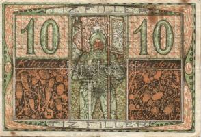 Sopron 1918. 10f utalvány T:III-