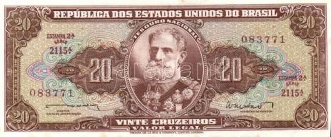 Brazília 1961. 20c + 50c T:I