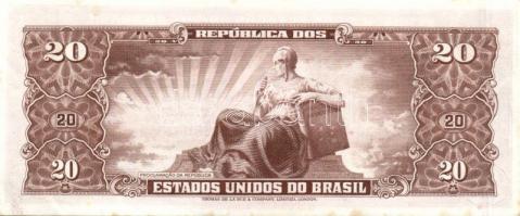 Brazília 1961. 20c + 50c T:I