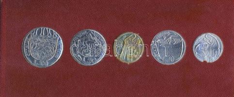 Vatikán 1973 1L-500L 5klf db, szettben, dísztokban T:BU